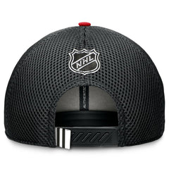 Chicago Blackhawks Fanatics 2024 NHL Draft On Stage Trucker Adjustable Hat For Sale