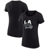 Los Angeles Kings G-III 4Her by Carl Banks Women's Super-Slim Fit Lightweight Filigree Logo T-Shirt – Black Online