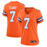 Denver Broncos Nike John Elway Women's Mile High Collection 1977 Throwback Player Game Jersey