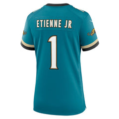 Jacksonville Jaguars Nike Travis Etienne Jr Women's Prowler Throwback Game Jersey