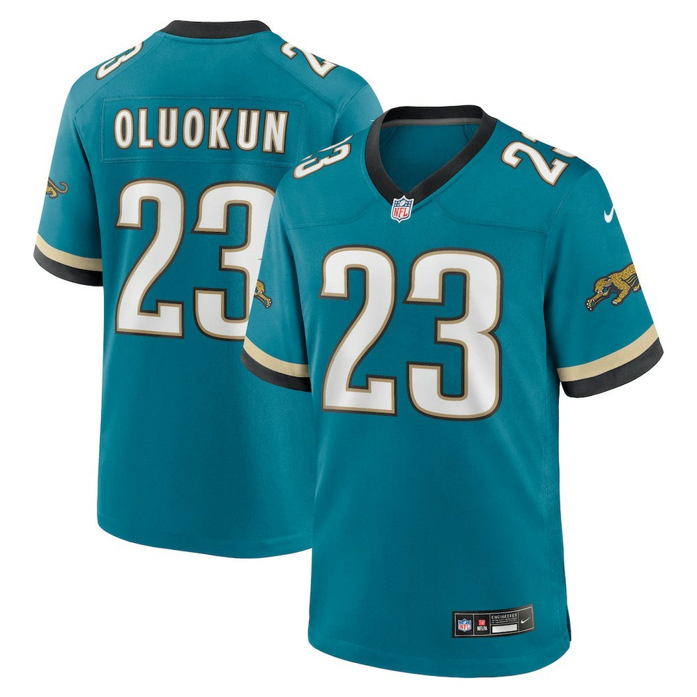Jacksonville Jaguars Nike Foye Oluokun Prowler Throwback Player Game Jersey