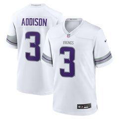 Minnesota Vikings Nike Jordan Addison Alternate Game Player Jersey