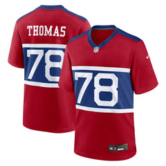 New York Giants Nike Andrew Thomas Alternate Player Game Jersey