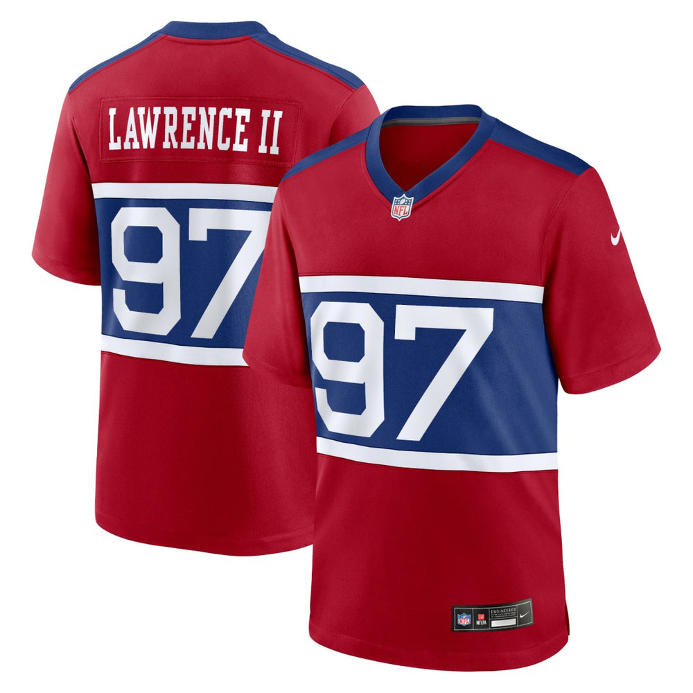 New York Giants Nike Dexter Lawrence II Alternate Player Game Jersey
