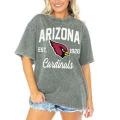Arizona Cardinals Gameday Couture Women's Tackle Titan Boyfriend Washed T-Shirt