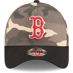 Boston Red Sox New Era Camo Crown A-Frame 9FORTY Adjustable Hat | MLB New