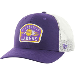 Los Angeles Lakers '47 Semi Patch Trucker Adjustable Hat On Sale