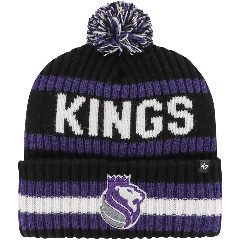 Sacramento Kings '47 Bering Cuffed Knit Hat with Pom For Sale