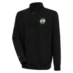 Boston Celtics Antigua Victory Quarter-Zip Pullover Top For Sale