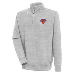 New York Knicks Antigua Victory Quarter-Zip Pullover Top Discount