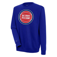Detroit Pistons Antigua Victory Pullover Sweatshirt sale On Sale