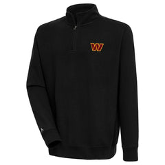 Washington Commanders Antigua Victory Quarter-Zip Pullover Top