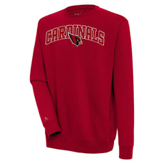 Arizona Cardinals Antigua Victory Chenille Pullover Sweatshirt