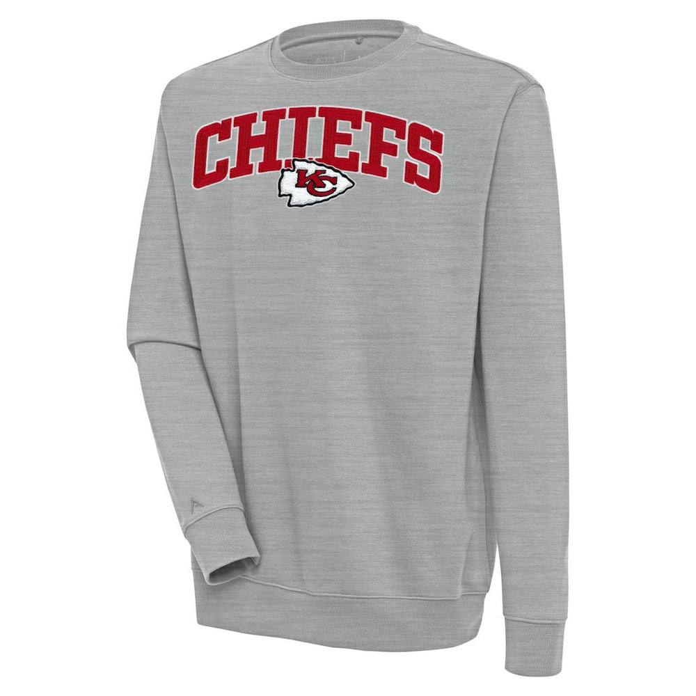 Kansas City Chiefs Antigua Victory Chenille Pullover Sweatshirt