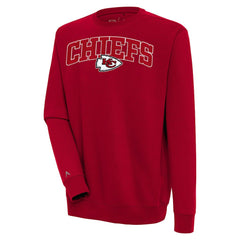 Kansas City Chiefs Antigua Victory Chenille Pullover Sweatshirt