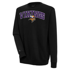 Minnesota Vikings Antigua Victory Chenille Pullover Sweatshirt