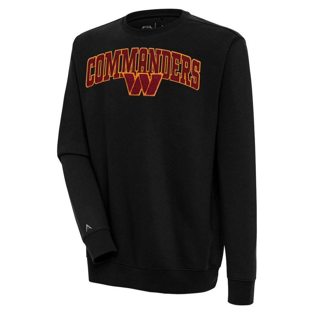 Washington Commanders Antigua Victory Chenille Pullover Sweatshirt
