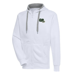 Green Bay Packers Antigua Victory Full-Zip Hoodie