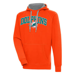 Miami Dolphins Antigua Victory Pullover Hoodie