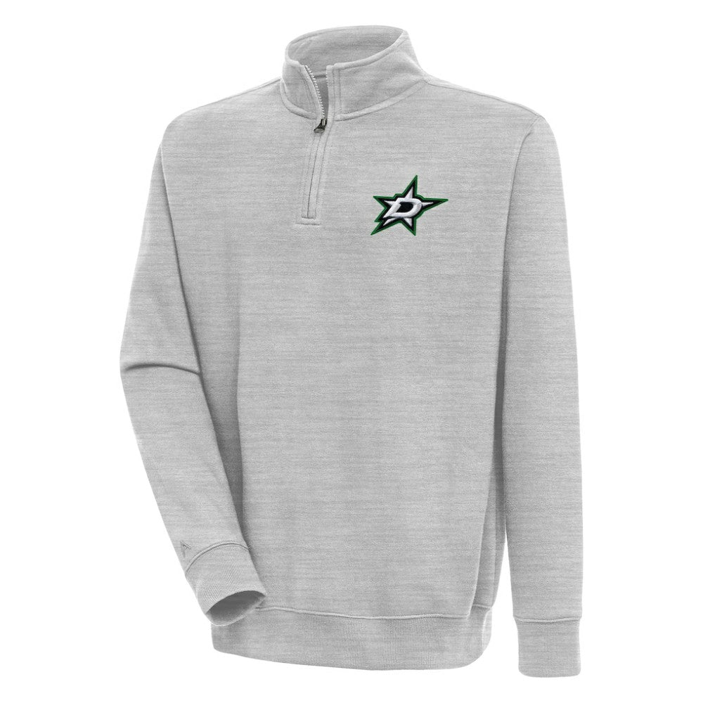 Dallas Stars Antigua Victory Quarter-Zip Pullover Top On Sale