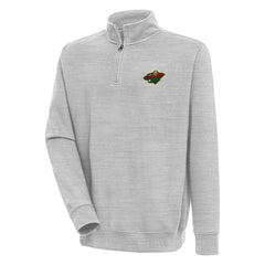 Minnesota Wild Antigua Victory Quarter-Zip Pullover Top Outlet