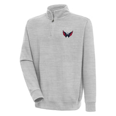 Washington Capitals Antigua Victory Quarter-Zip Pullover Top Sale