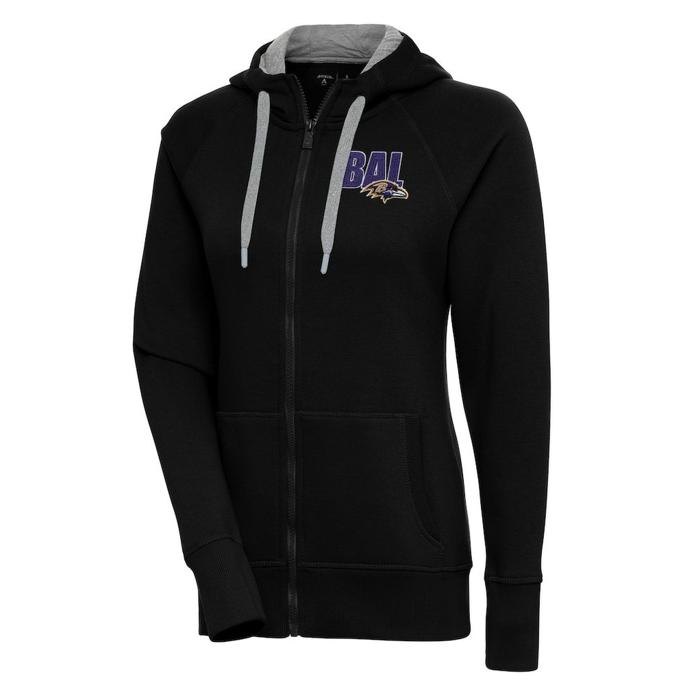 Baltimore Ravens Antigua Women's Victory Full-Zip Hoodie