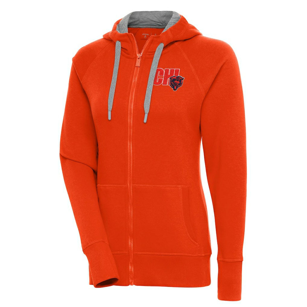 Chicago Bears Antigua Women's Victory Full-Zip Hoodie