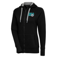 Miami Dolphins Antigua Women's Victory Full-Zip Hoodie