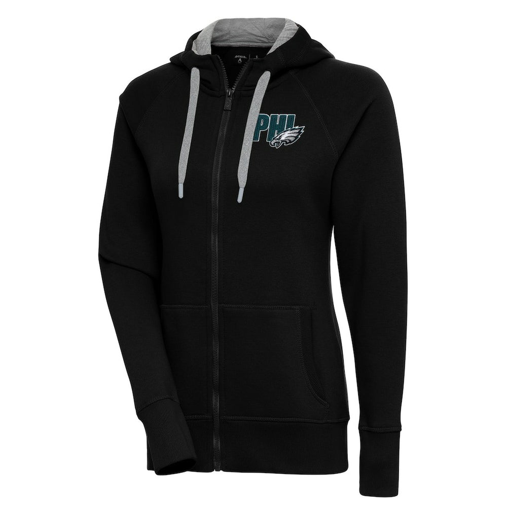 Philadelphia Eagles Antigua Women's Victory Full-Zip Hoodie