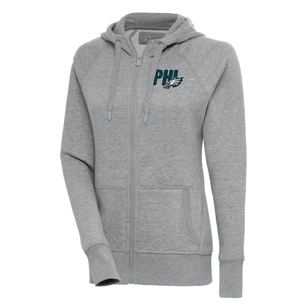 Philadelphia Eagles Antigua Women's Victory Full-Zip Hoodie