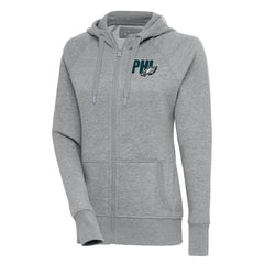 Philadelphia Eagles Antigua Women's Victory Full-Zip Hoodie