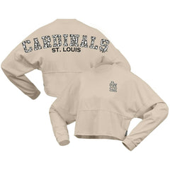 St. Louis Cardinals Fanatics Women's Long Sleeve Cropped Jersey T-Shirt | MLB For sale