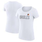 Baltimore Orioles G-III 4Her by Carl Banks Women's Super-Slim Fit Lightweight Dot Print T-Shirt | MLB Online