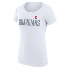 Cleveland Guardians G-III 4Her by Carl Banks Women's Super-Slim Fit Lightweight Dot Print T-Shirt | MLB Online