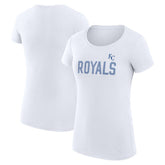 Kansas City Royals G-III 4Her by Carl Banks Women's Super-Slim Fit Lightweight Dot Print T-Shirt | MLB Online