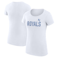 Kansas City Royals G-III 4Her by Carl Banks Women's Super-Slim Fit Lightweight Dot Print T-Shirt | MLB Online