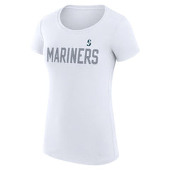 Seattle Mariners G-III 4Her by Carl Banks Women's Super-Slim Fit Lightweight Dot Print T-Shirt | MLB Shop