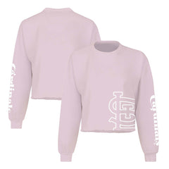 St. Louis Cardinals Fanatics Women's Cropped Slouchy Long Sleeve T-Shirt | MLB New