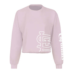St. Louis Cardinals Fanatics Women's Cropped Slouchy Long Sleeve T-Shirt | MLB New