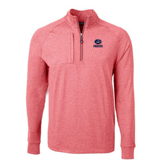 Green Bay Packers Cutter & Buck Big & Tall Adapt Eco Knit Quarter-Zip Pullover Top