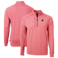 Miami Dolphins Cutter & Buck Big & Tall Adapt Eco Knit Quarter-Zip Pullover Top