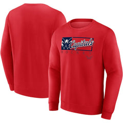 Washington Capitals Fanatics Focus Fleece Pullover Sweatshirt Online
