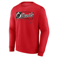New Jersey Devils Fanatics Focus Fleece Pullover Sweatshirt On Sale