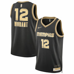 Ja Morant Memphis Grizzlies Unisex Select Series Swingman Jersey - Black On Sale
