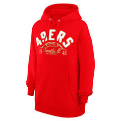 San Francisco 49ers Starter Unisex Half Ball Team Fleece Pullover Hoodie
