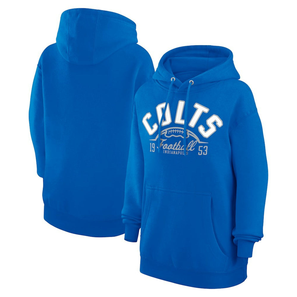 Indianapolis Colts Starter Unisex Half Ball Team Fleece Pullover Hoodie
