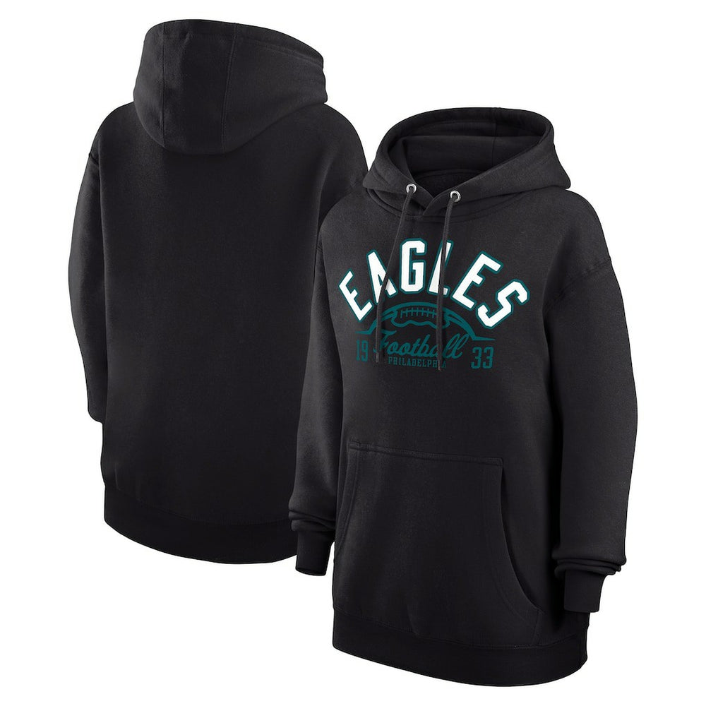 Philadelphia Eagles Starter Unisex Half Ball Team Fleece Pullover Hoodie