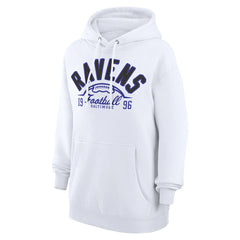 Baltimore Ravens Starter Unisex Half Ball Team Fleece Pullover Hoodie