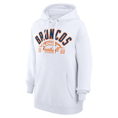 Denver Broncos Starter Unisex Half Ball Team Fleece Pullover Hoodie